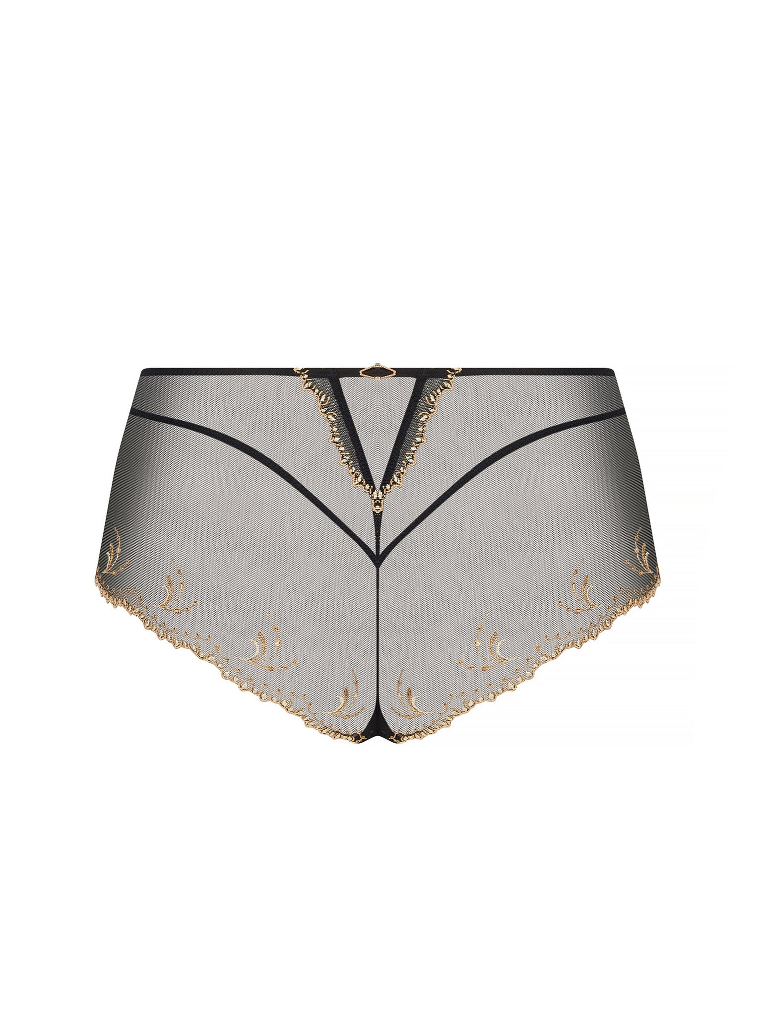 LISE CHARMEL EBLOUISSANTE ICONE  Boyshort- BLACK/RED- ACJ0430