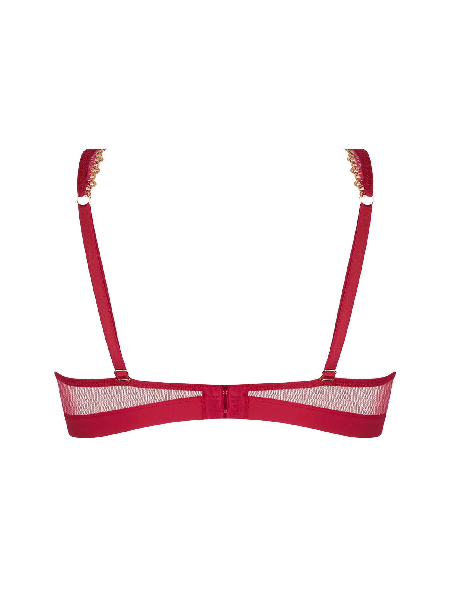 LISE CHARMEL EBLOUISSANTE ICONE- GLAM TRIANGLE- ACJ7430- RED/BLACK