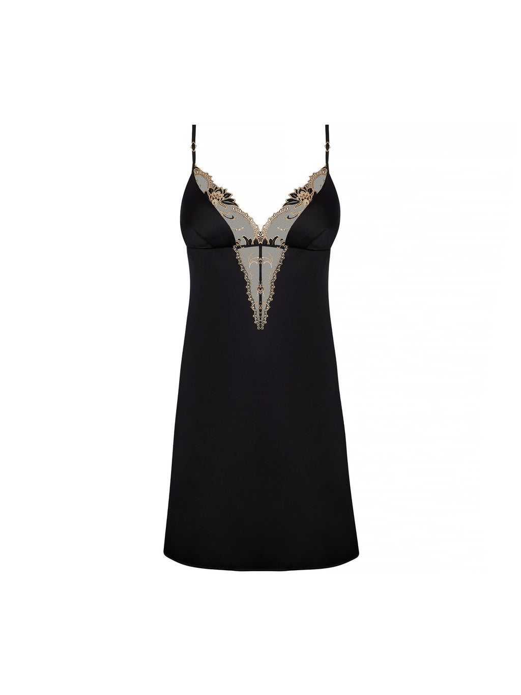 LISE CHARMEL EBLOUISSANTE ICONE  Sexy nightie- ALJ1230- BLK