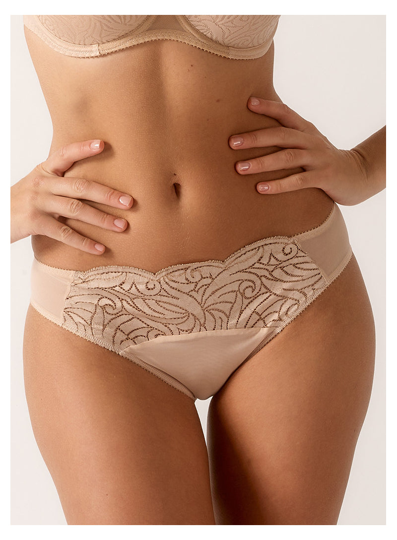 EMPREINTE Brief VERITY - ARDOISE/CARAMEL/BLUSH- 03173