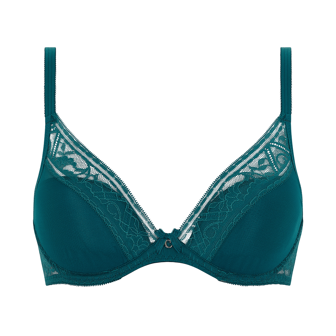 Chantelle C12L20 Alto plunging cup bra- Emerald