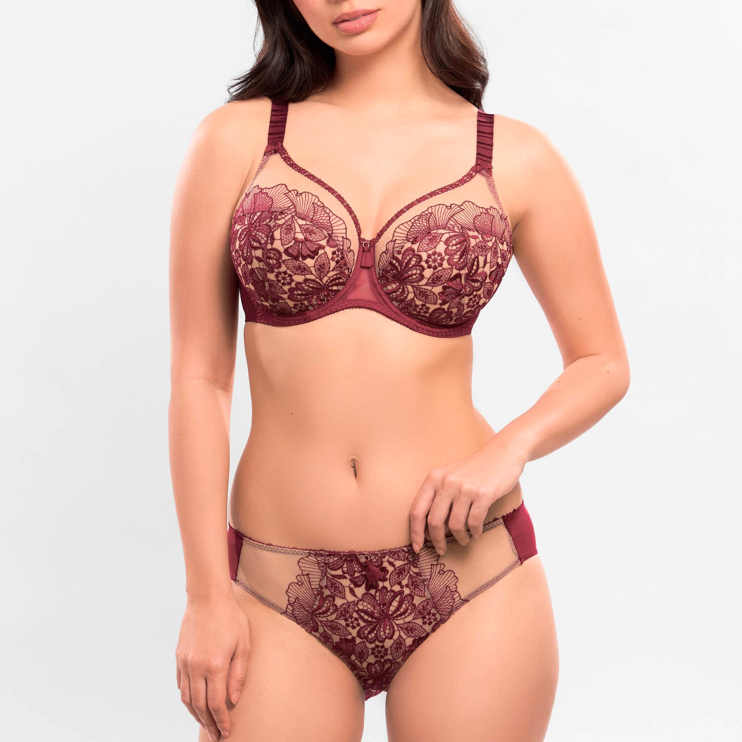 EMPREINTE AGATHE FULL CUP BRA- 07204- AMARANTH