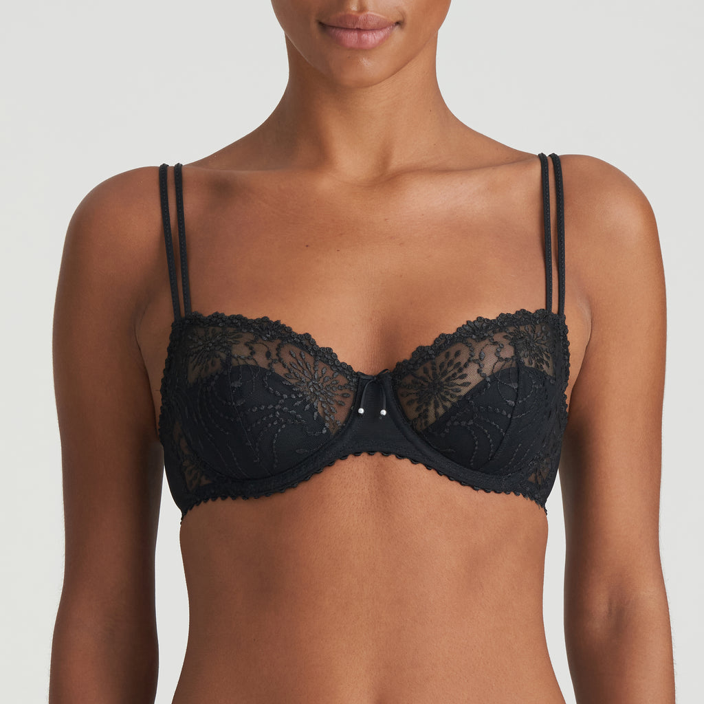 Marie Jo Jane Half Padded Balcony Bra- 0101335- Black