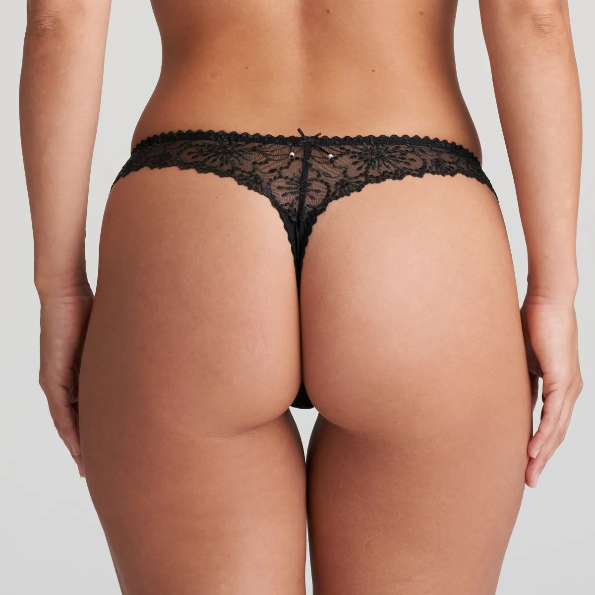 Marie Jo 0601330 Jane Thong- Bois De Rose/Natural/Black