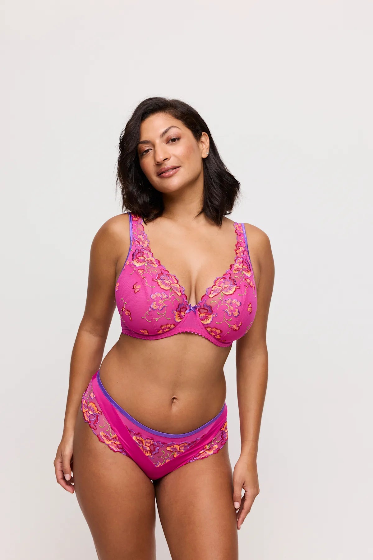 Prima donna Devdaha Half Padded Plunge Bra- 0163442- VERY BERRY