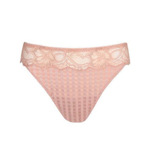 0662125 Prima Donna- Madison Powder Rose/Bleu Bijou Thong