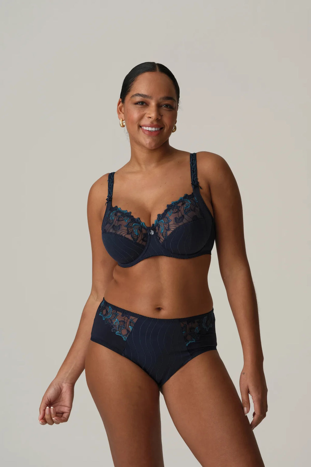 Prima Donna Deauville Full Cup Wire Bra 161810/15- Velvet Blue