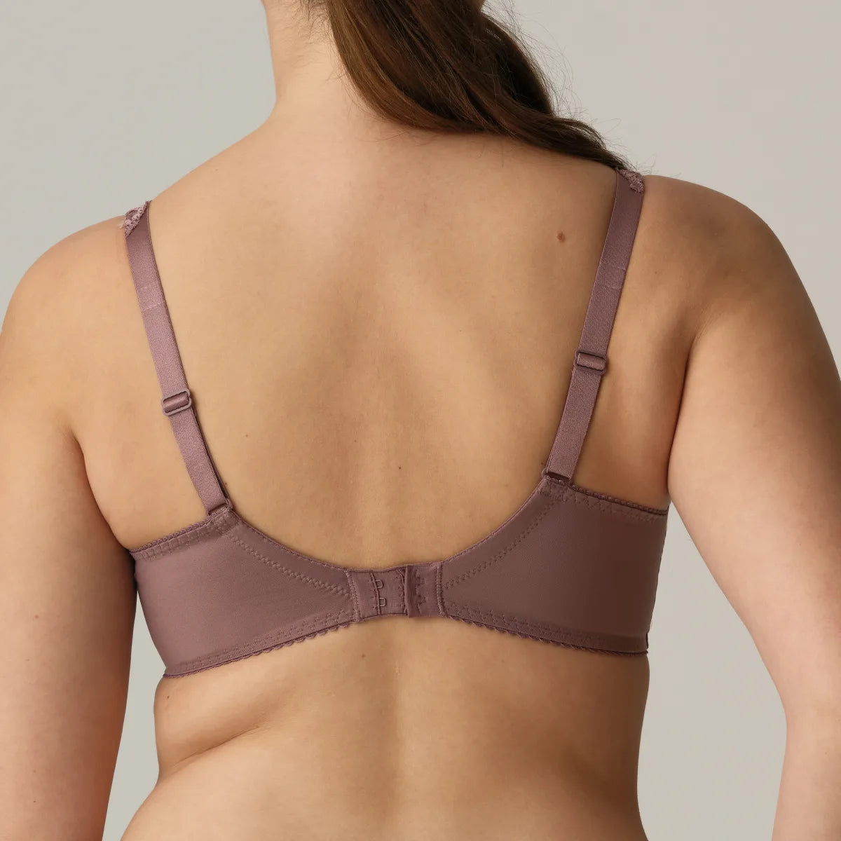 0262127 Prima Donna Madison Seamless Minimizer Non Padded Bra- Satin Taupe