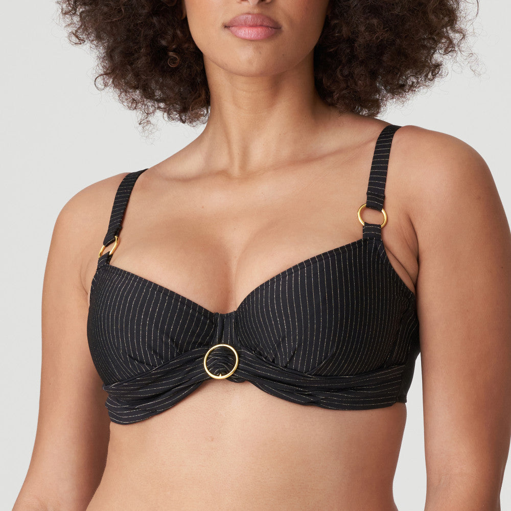 Prima Donna 4010119 - Plunge Bikini Top Swim Solta- Full cup bikini top