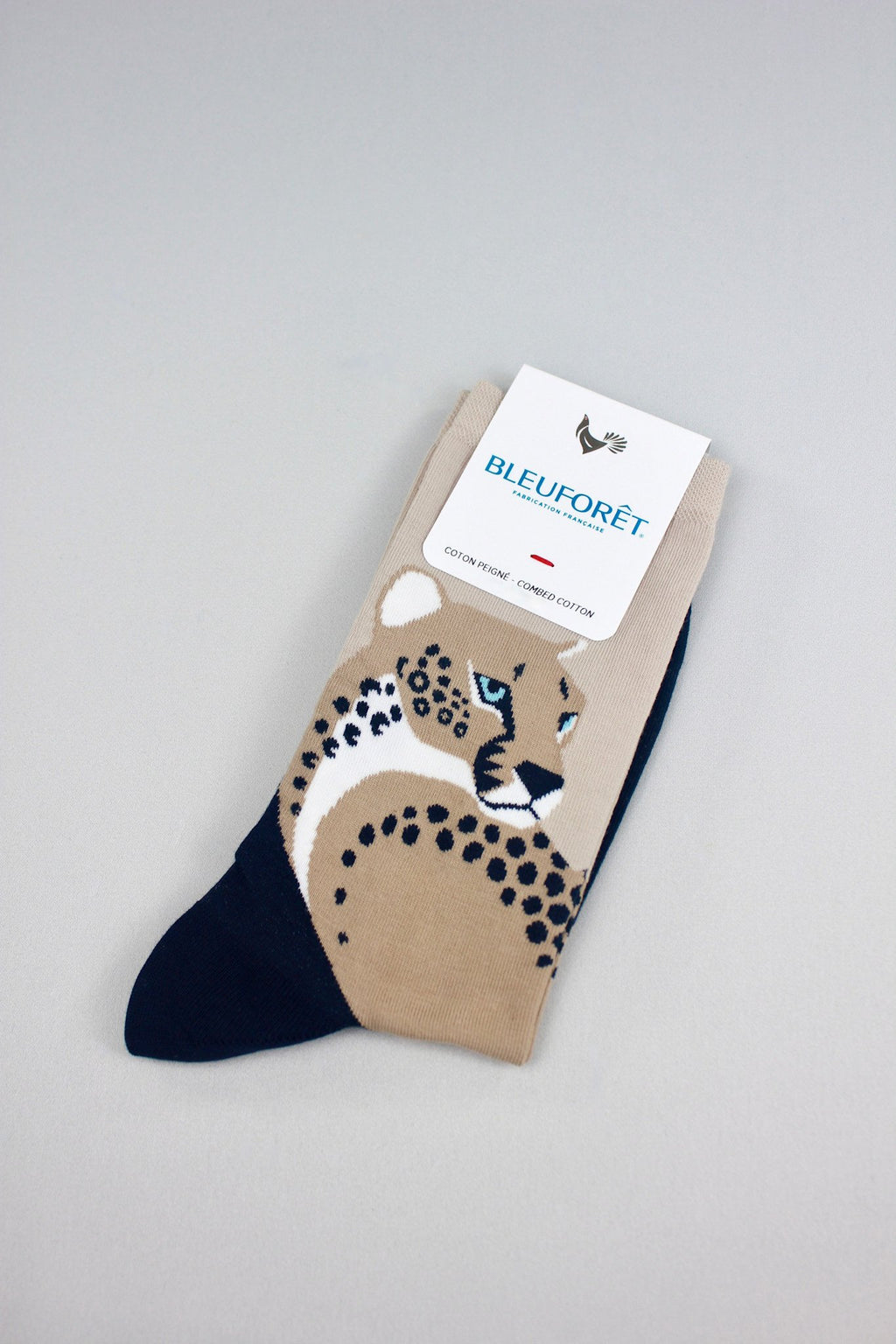 Bleuforet - cheetas pattern socks- 6540