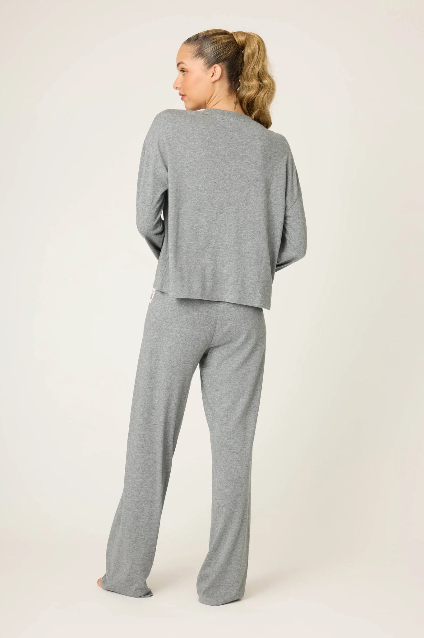 PJ Salvage Holiday Softee Set - Scarlett/DARK CHARCOAL/PORT