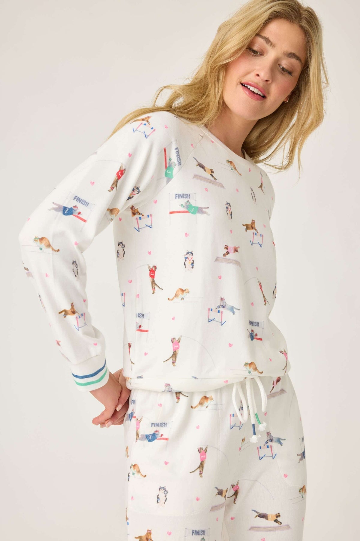 CATLETICS Long Sleeve Top/Jogger Set- RUCALS1