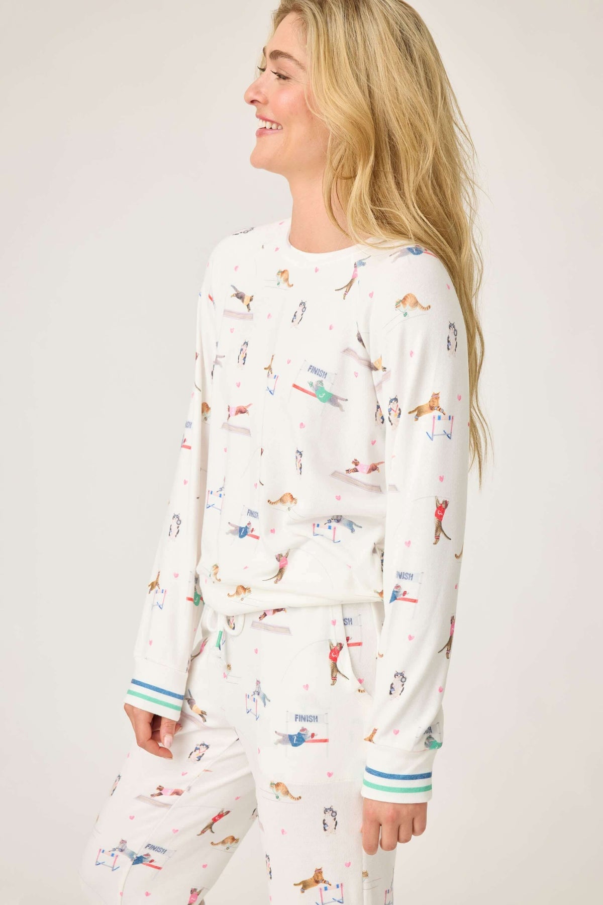 CATLETICS Long Sleeve Top/Jogger Set- RUCALS1