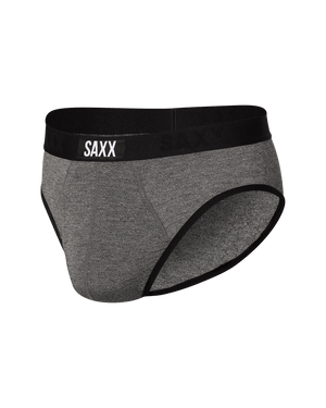 Saxx Ultra super soft brief- SXBR30F- BLACK/ SALT PEPPER