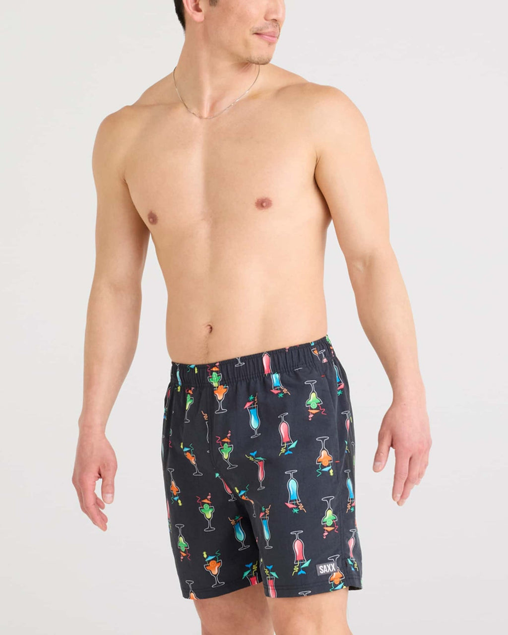 SAXX Go Coastal 2N1 Classic Swim Volley 5" with liner- SXSW05