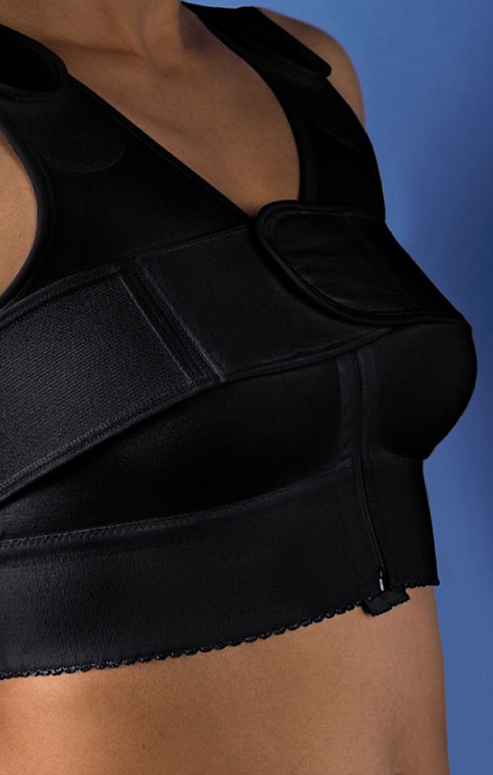 ANITA CARE MEDICAL GARMENTS-COMPRESSION BRA- WHITE/BLACK- 1094