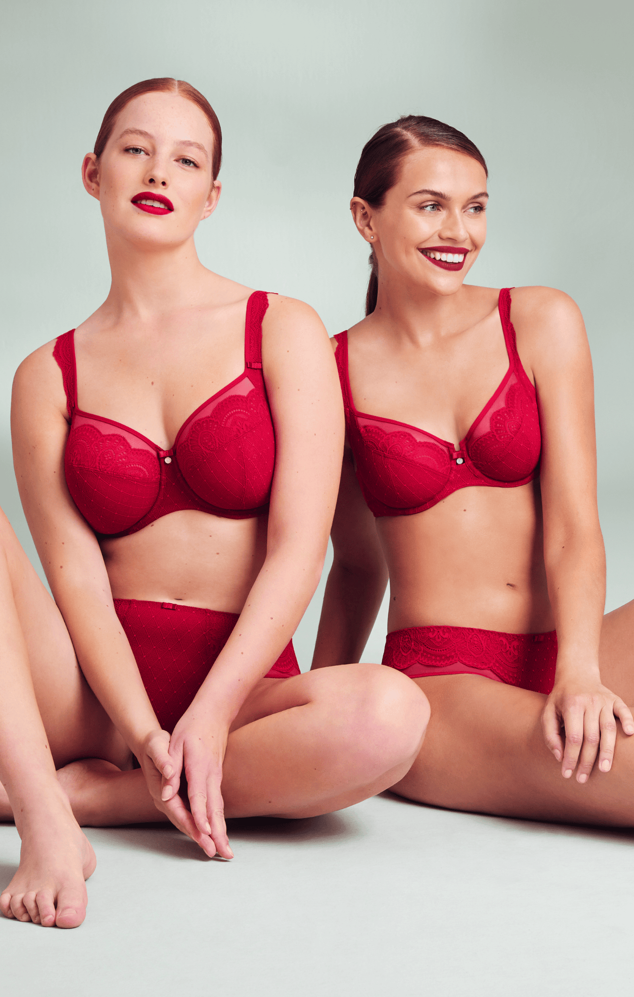 Rosa Faia - Selma Wired Full Cup Bra - Red - 5634/5635