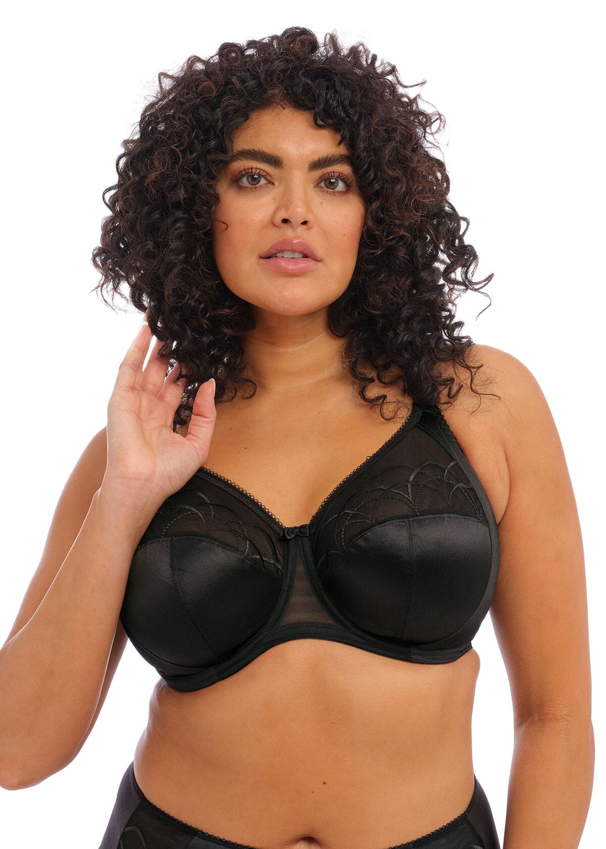 elomi 1 Elomi Womens Plus Size cate Underwire Full cup Banded Bra,  Rosewood, 44DD