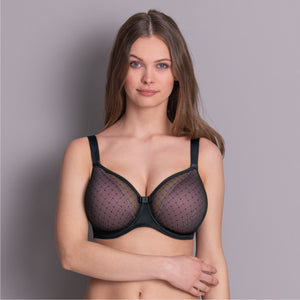 Rosa Faia Eve Underwired Bra 5209 with Padded Cup- Black