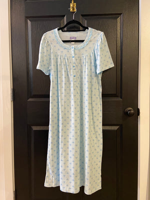 Linclalor Cotton Short Sleeve Nightgown 74458