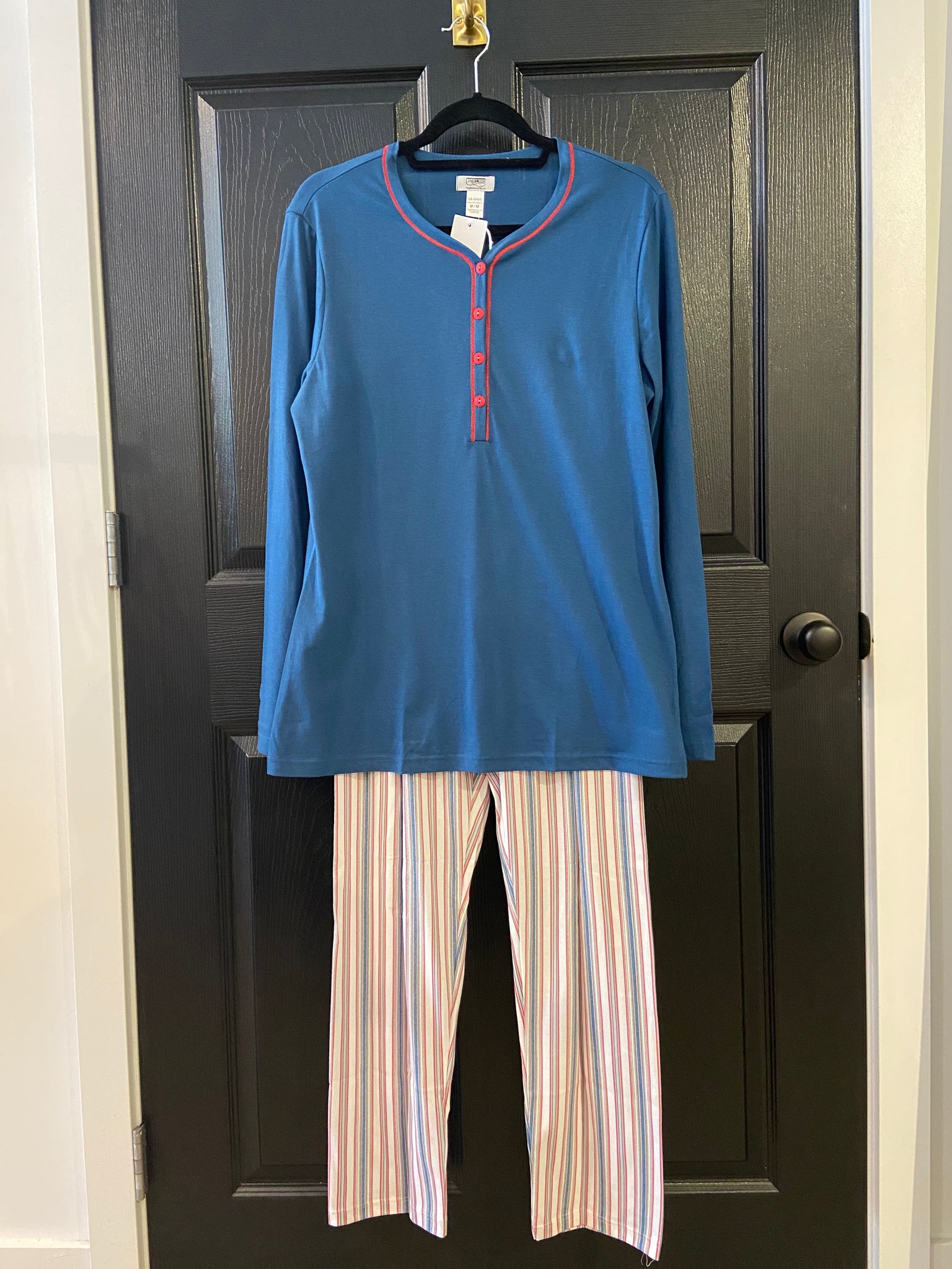 Women's cotton long sleeve pajama sets hotsell