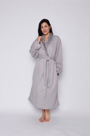 Kayanna / Mansfield - Microfibre Shimmer Lined Robe M137