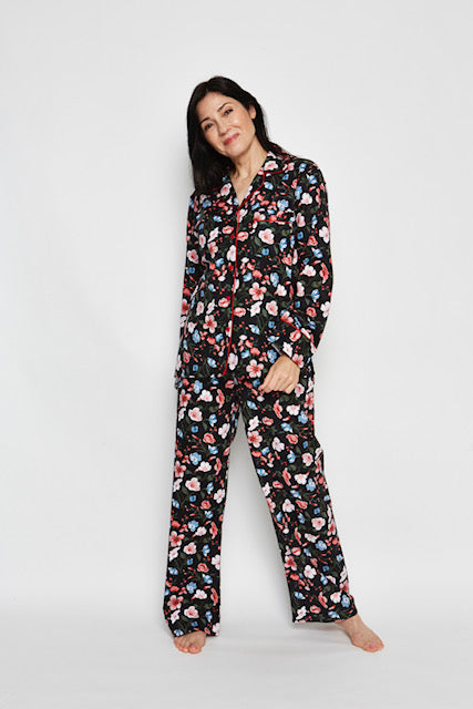 KayAnna F15175 Flannel 2-Piece PJ Set 100% cotton – The Halifax