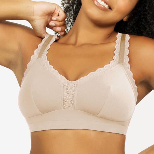  Bare The Wire-Free Front Close Bra with Lace 30DD