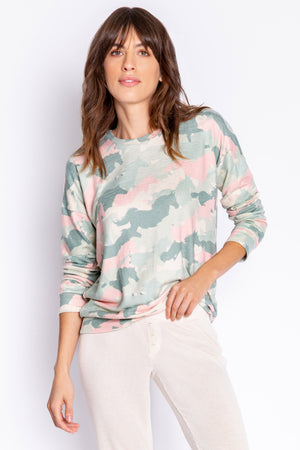 PJ Salvage - Country Camo Long Sleeve Top