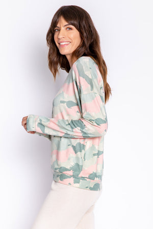 PJ Salvage - Country Camo Long Sleeve Top