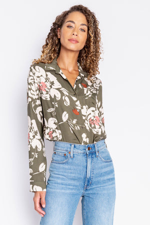 PJ Salvage - Garden Dreams Long Sleeve Top