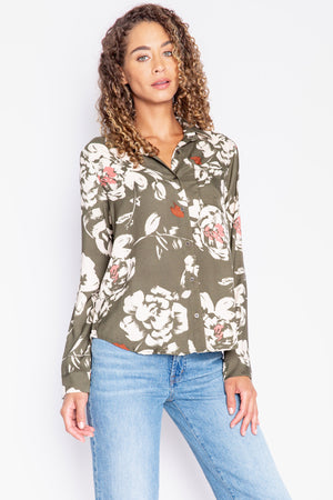 PJ Salvage - Garden Dreams Long Sleeve Top