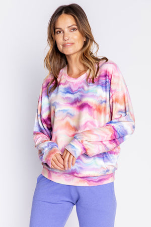 PJ Salvage - Sunset Glow Tie Dye Long-Sleeve Top