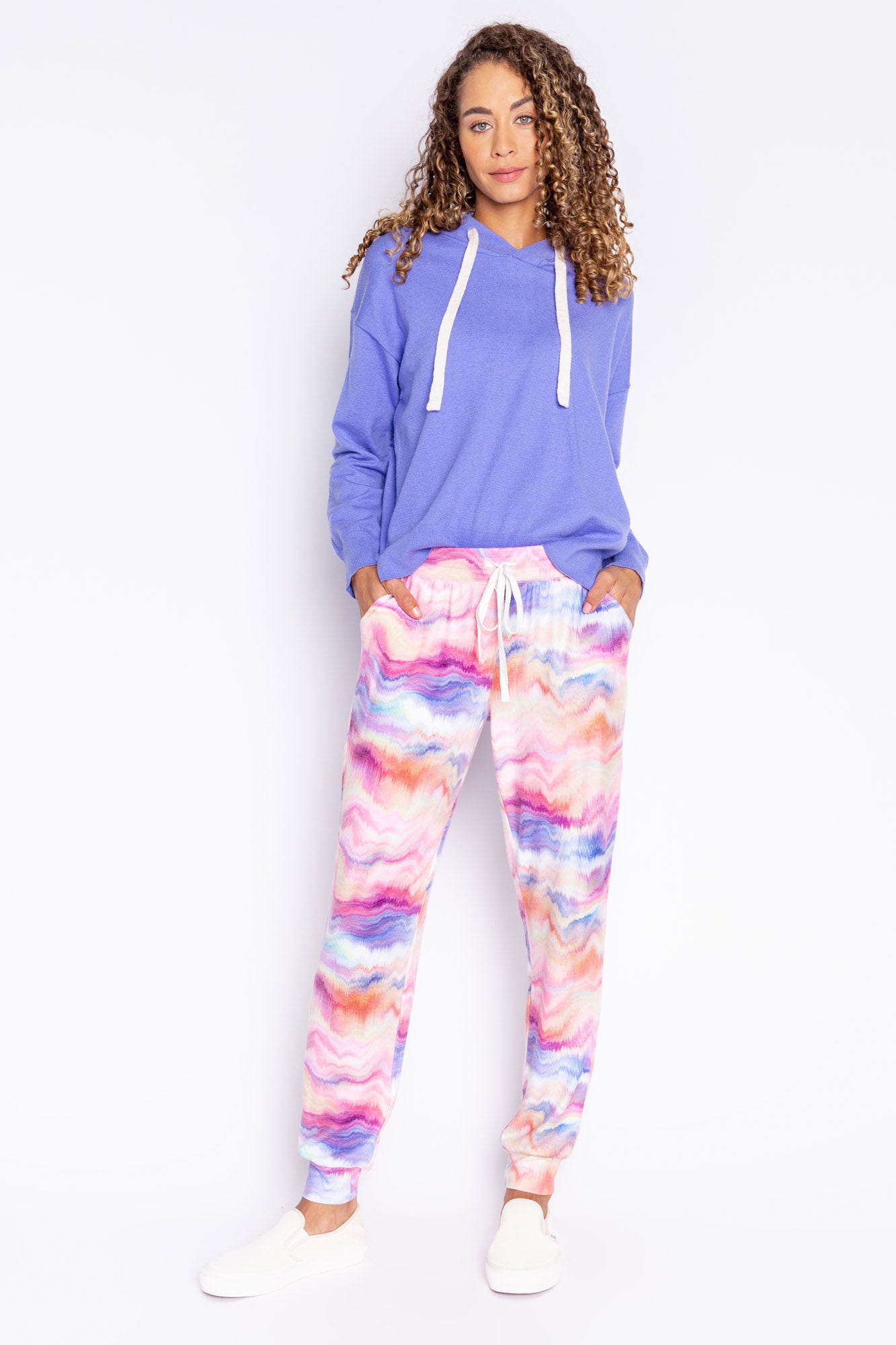 PJ Salvage - Sunset Glow Tie Dye Banded Pant