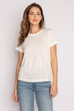 BACK TO BASICS SHORT SLEEVE TOP- HOT- RHBBT