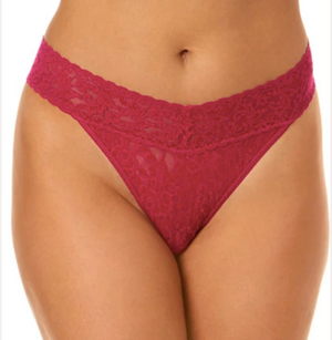  hanky panky Signature Lace Printed Original Rise Thong  (PR4811P),A to Zebra : Clothing, Shoes & Jewelry