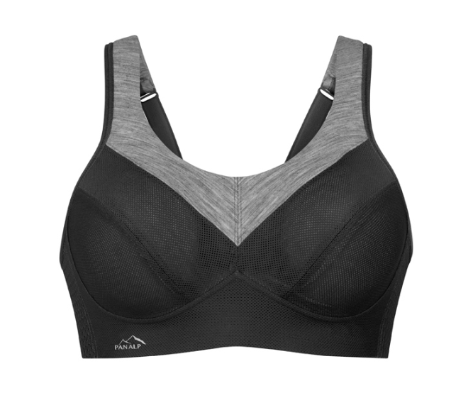 Panache Women's full coverage sports bra (Full Coverage) - Khaki/Black,  size: 70J : : Fashion