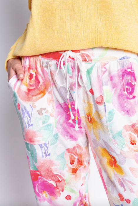 PJ Salvage - Spring Into Sunshine Floral Band Pant