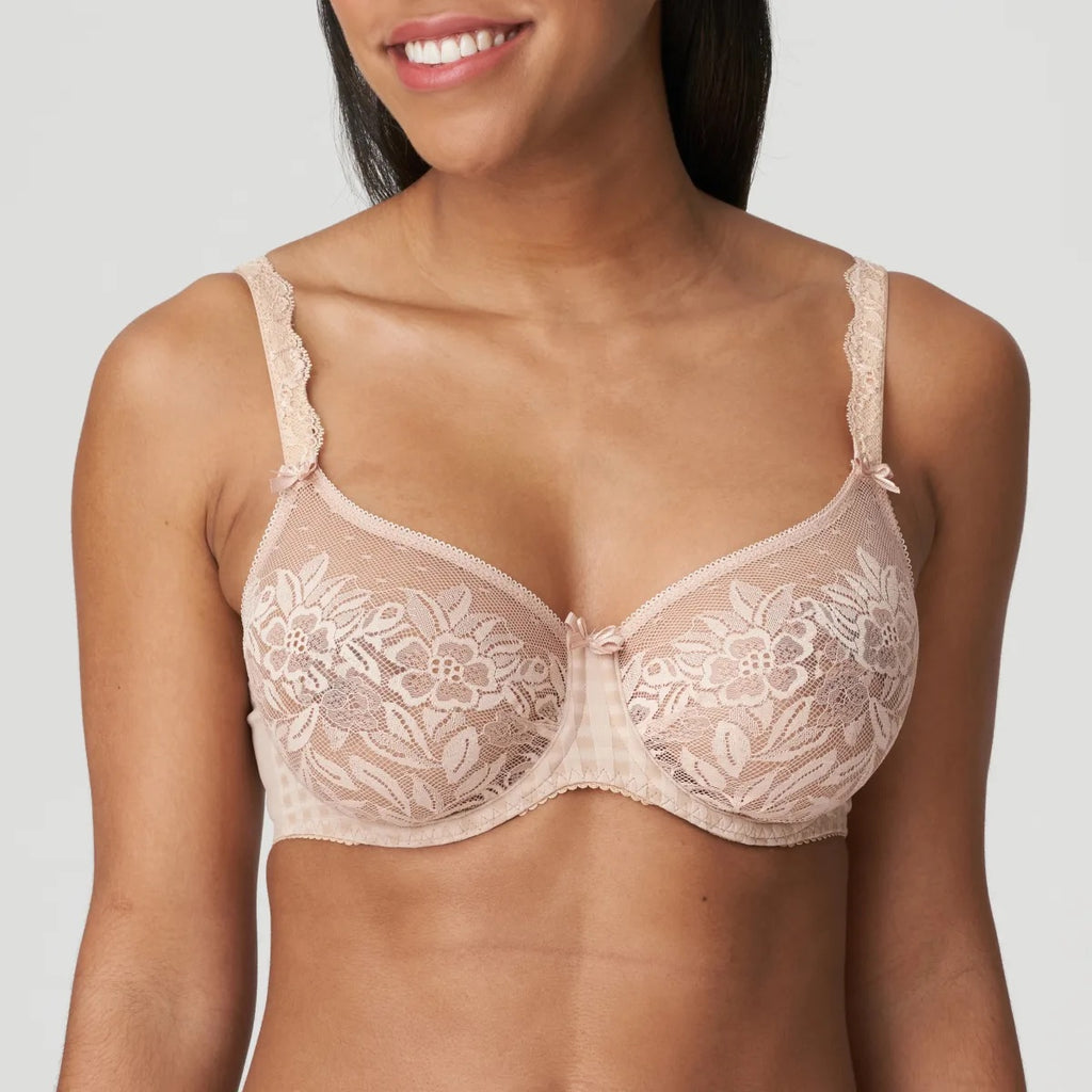 0262127 Prima Donna Madison Seamless Non Padded Bra- (Cafe latte and Black) 0262127