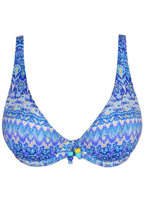 Prima Donna Swim Bonifacio Moulded Balcony Bikini Top in Electric Blue- 4009710/4009719