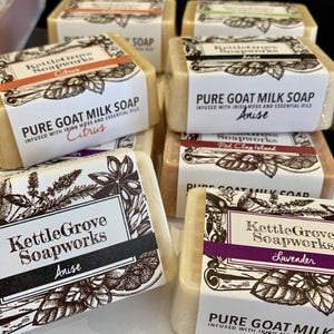 KettleGrove Soapworks - Pure Goat Milk Soap Bar